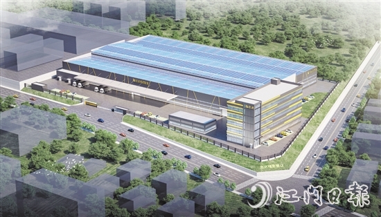 江門志達精密管業(yè)制造有限公司項目二期效果圖。