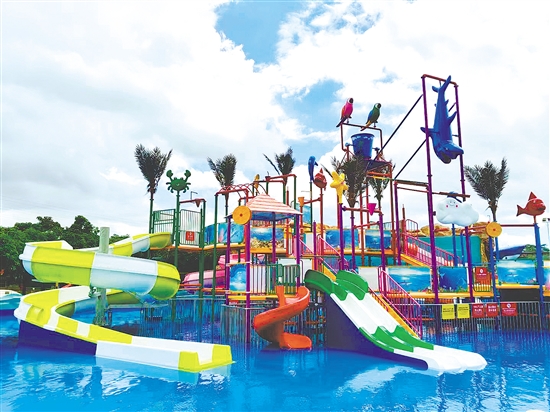長廊生態(tài)園水上樂園。